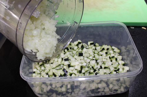 Jacican curried zucchini relish add onion